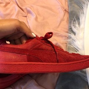 Suede puma shoes